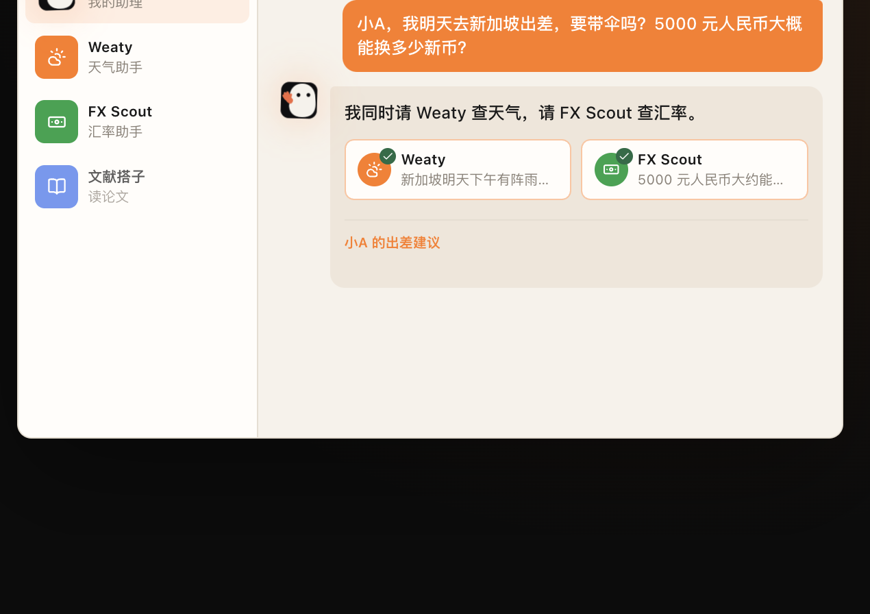 自建小队：产品、设计、前端、后端各管一块，也能互相协作